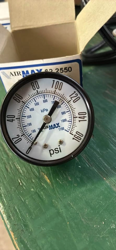 Brand New Airmax 2" Pressure Gauge (0-160 PSI) - photo 2