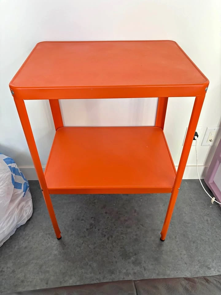 Orange Storage Shelf