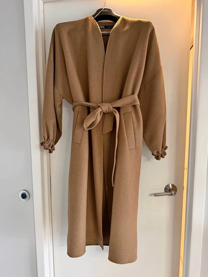 Zara Belted Long Coat
