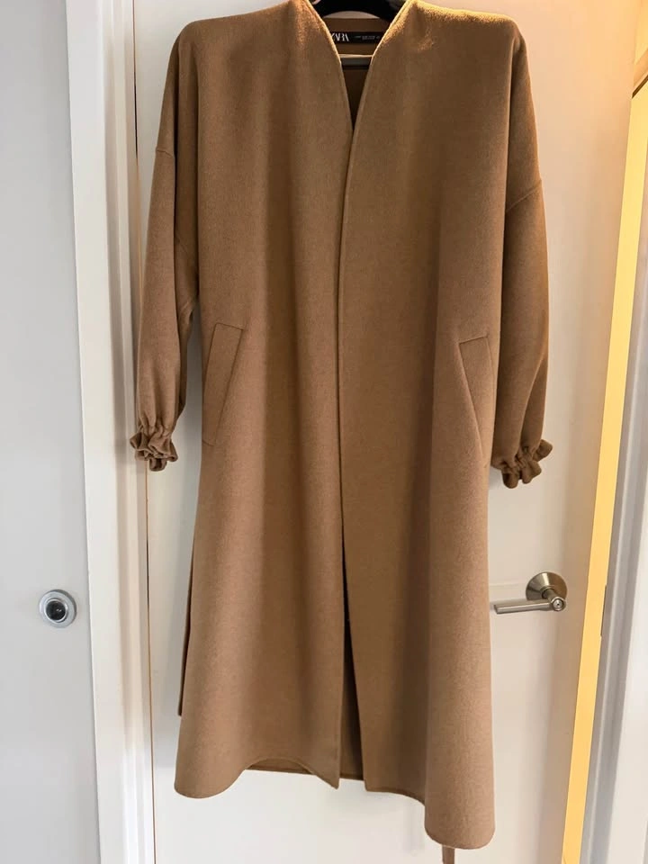 Zara Belted Long Coat - photo 4