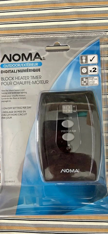 NOMA Outdoor Digital Block Heater Timer