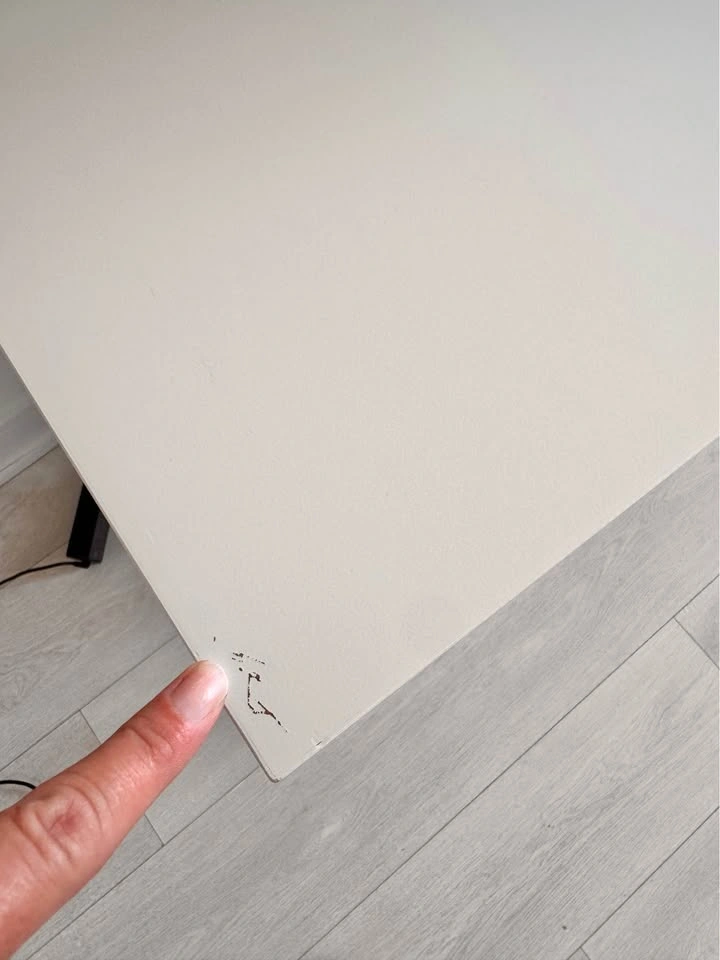 Desk: IKEA MICKE White Desk with Drawer & Storage Cabinet - photo 3