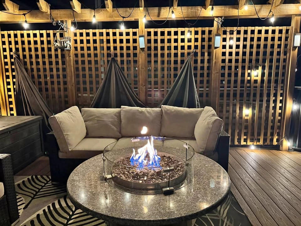 Propane Fire Table Granite Table Top
