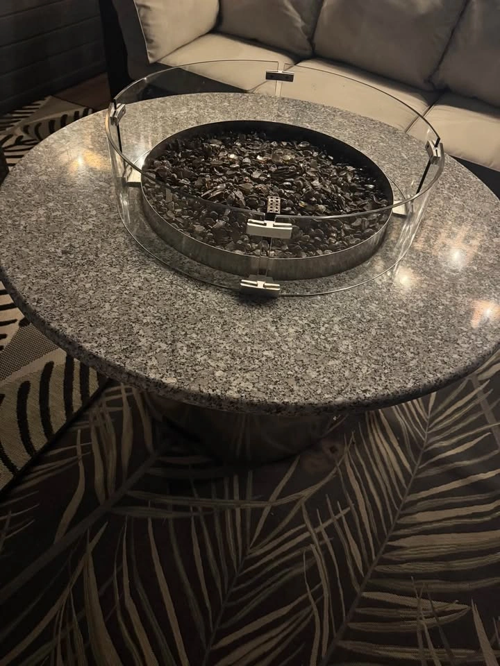 Propane Fire Table Granite Table Top - photo 3