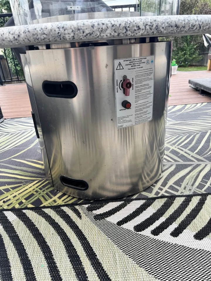 Propane Fire Table Granite Table Top - photo 4