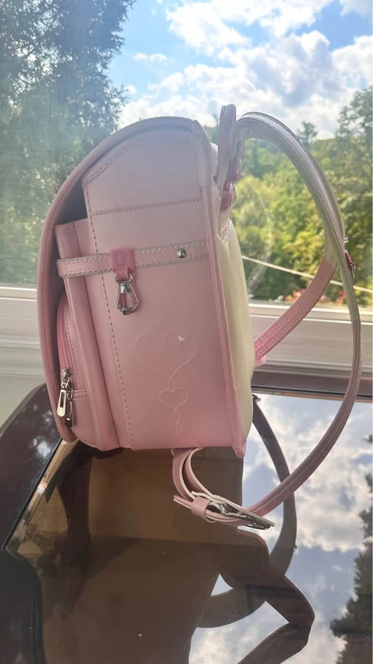 Pink Japanese Randoseru School Backpack – Like New - photo 4