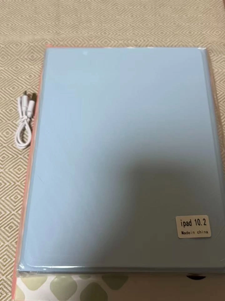 Blue + White Vertical Case with Keyboard for iPad 9th/8th/7th - photo 2