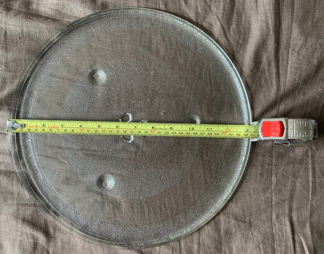 Microwave Glass Turntable Plate 13.5”