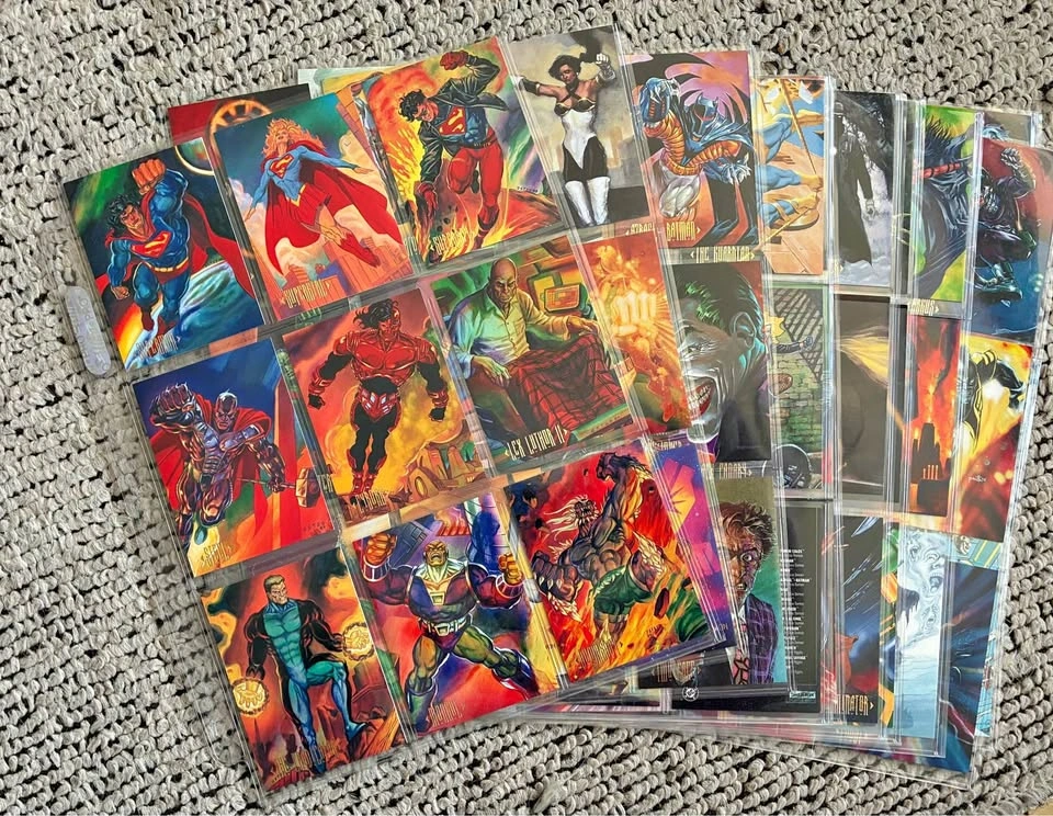1993 SkyBox DC Cosmic Teams trading cards