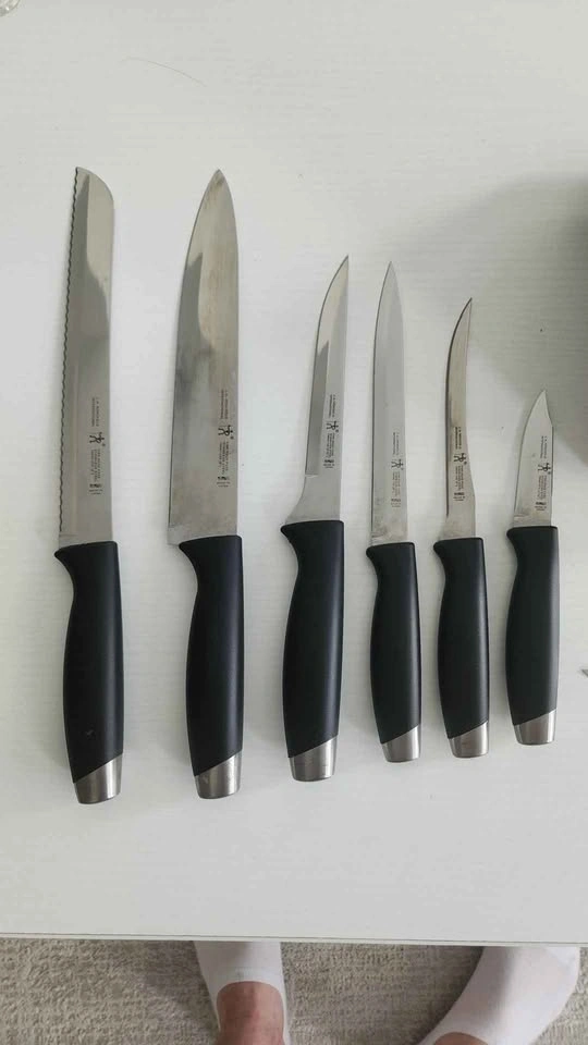J.A. Henckels International Fine Edge Pro Knife Set with Block - photo 2