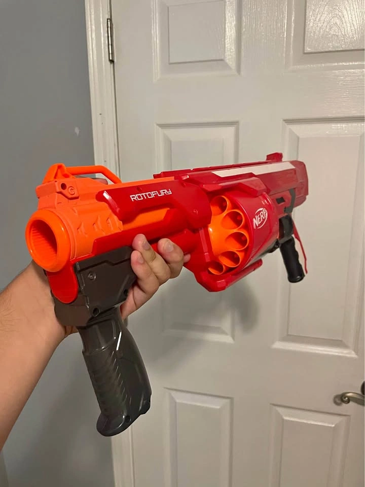 Nerf Mega RotoFury and Magnus blasters