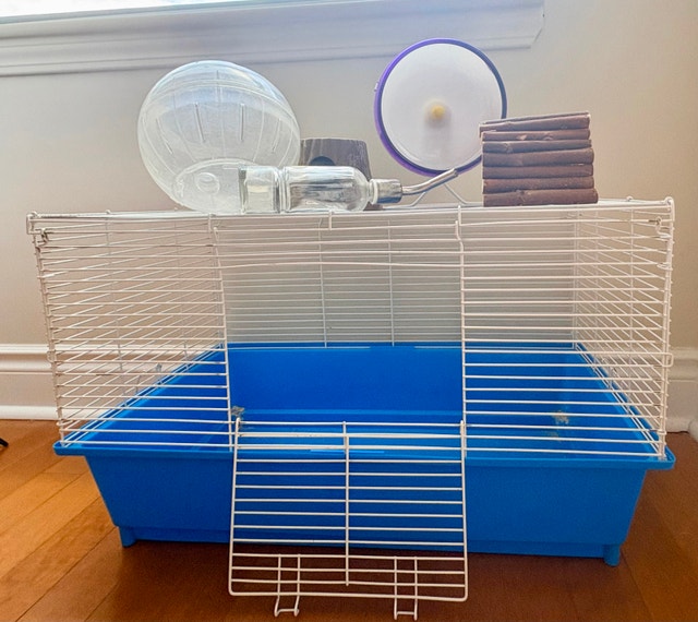 Hamster Cage and Accessories