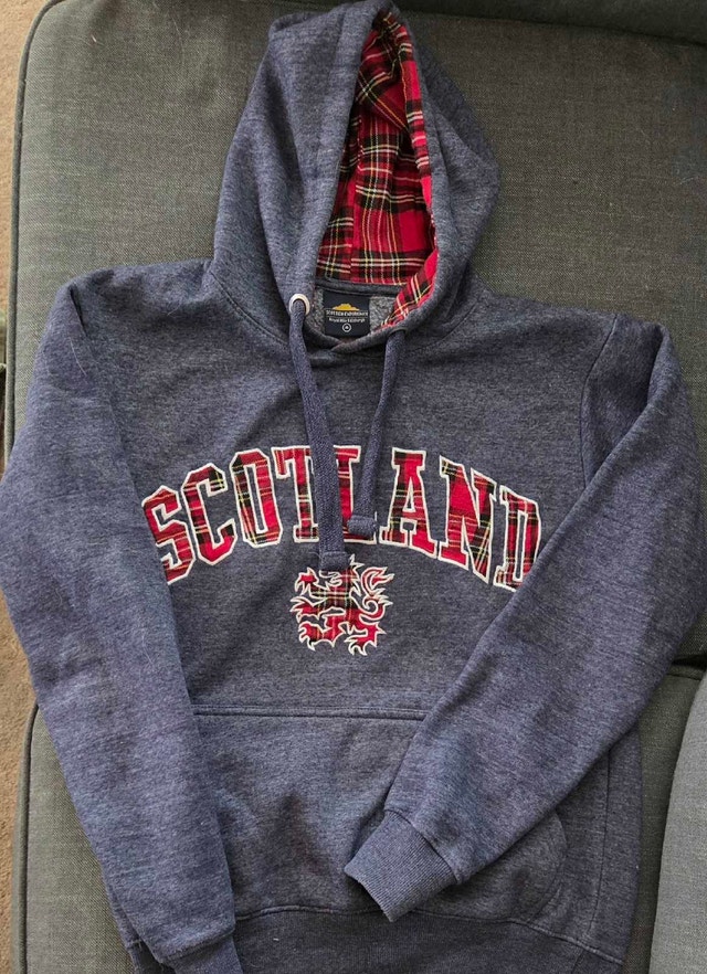 Blue Scottish Experience Royal Mile Edinburgh Women med sweater