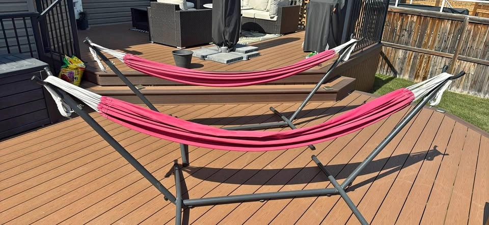 Double 2-person Classic Polyester Hammock with Stand