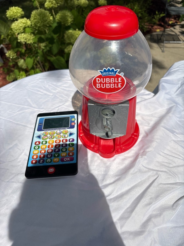 VTech Text & Go Learning Phone and Dubble Bubble Gumball Machine