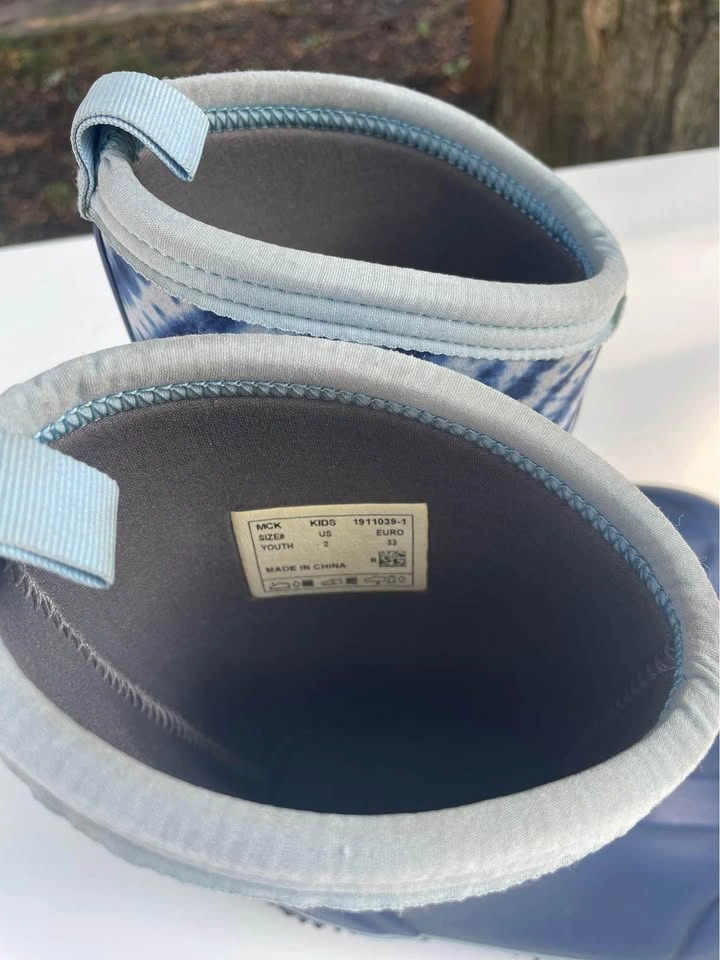 amazingly warm and waterproof kids boots size 2 - photo 5