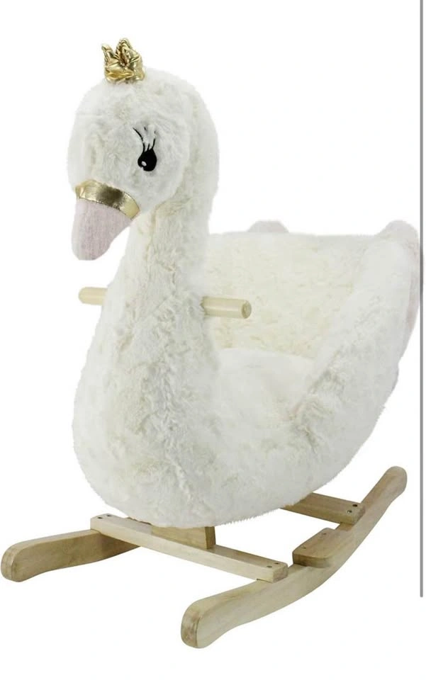 Plush Swan Rocking Toy - photo 2