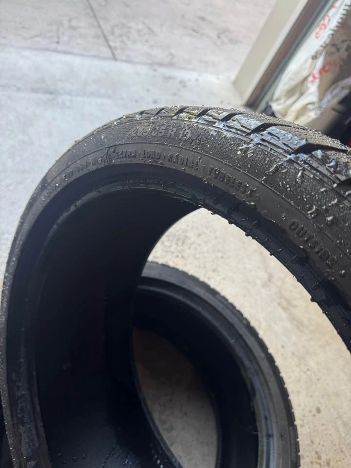 255/35R19 Continental Winter Tires – 90% Tread – Set of 4 - photo 3