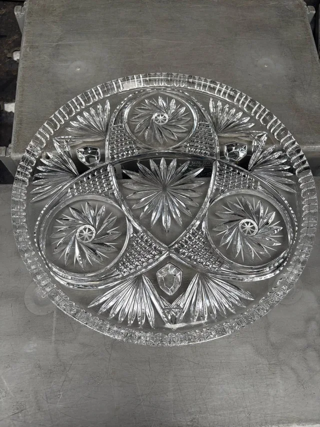 12” Glass Serving Platter+ thumbnail