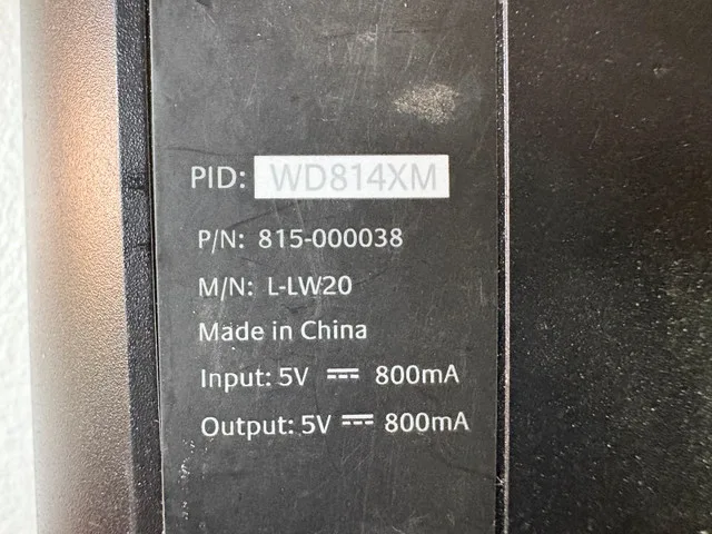 Logitech Harmony One WD814XM Remote Charging Base image indicator(2)