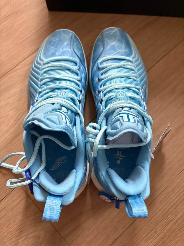 Xtep JLIN3 Jeremy Lin North Carolina Blue Basketball Shoes - photo 2