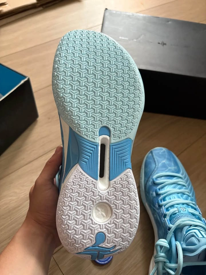 Xtep JLIN3 Jeremy Lin North Carolina Blue Basketball Shoes - photo 5