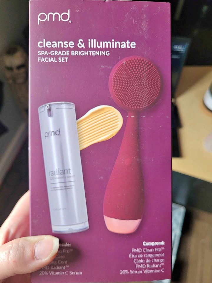 PMD Cleanse & Illuminate Spa-Grade Brightening Facial Set