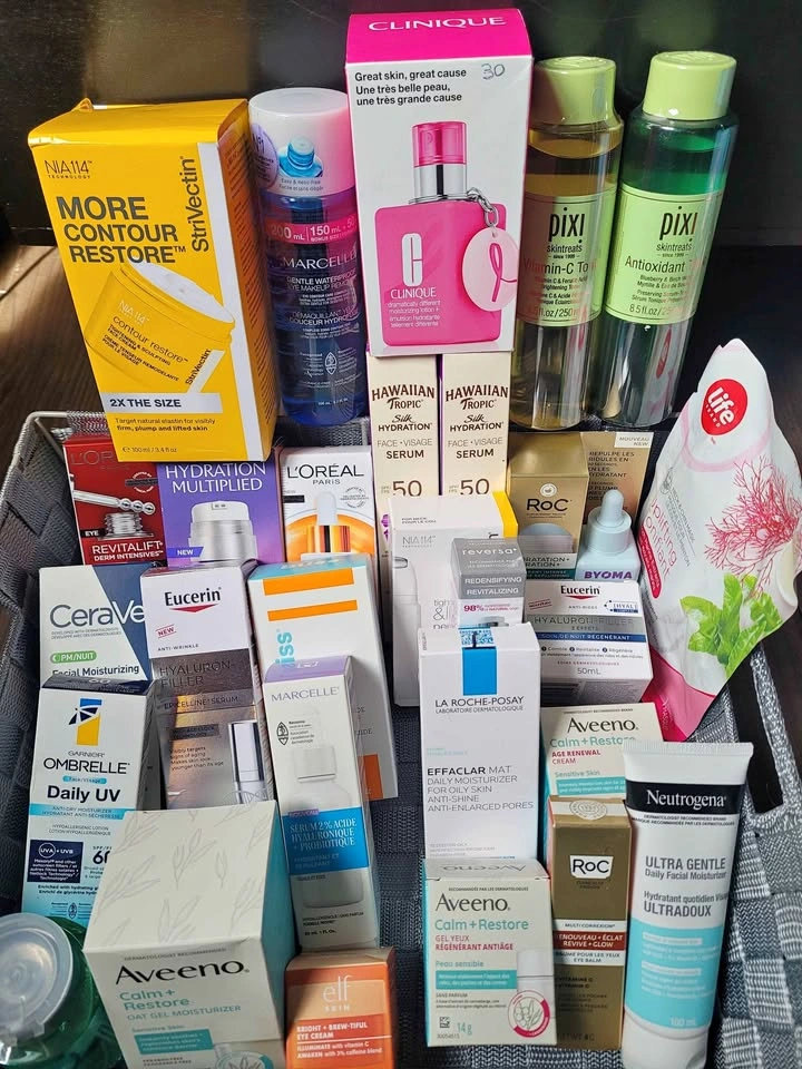 Skincare Bundle - Clinique, StriVectin, Pixi, Aveeno, La Roche-P