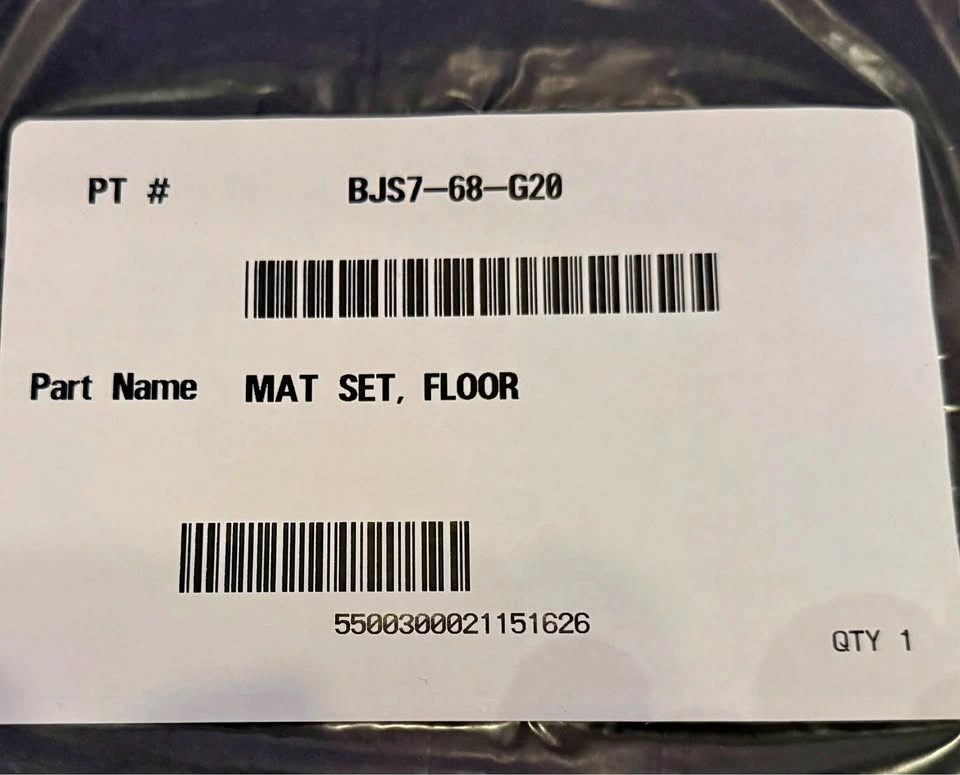 Genuine Mazda 3 Carpet Mats - photo 2