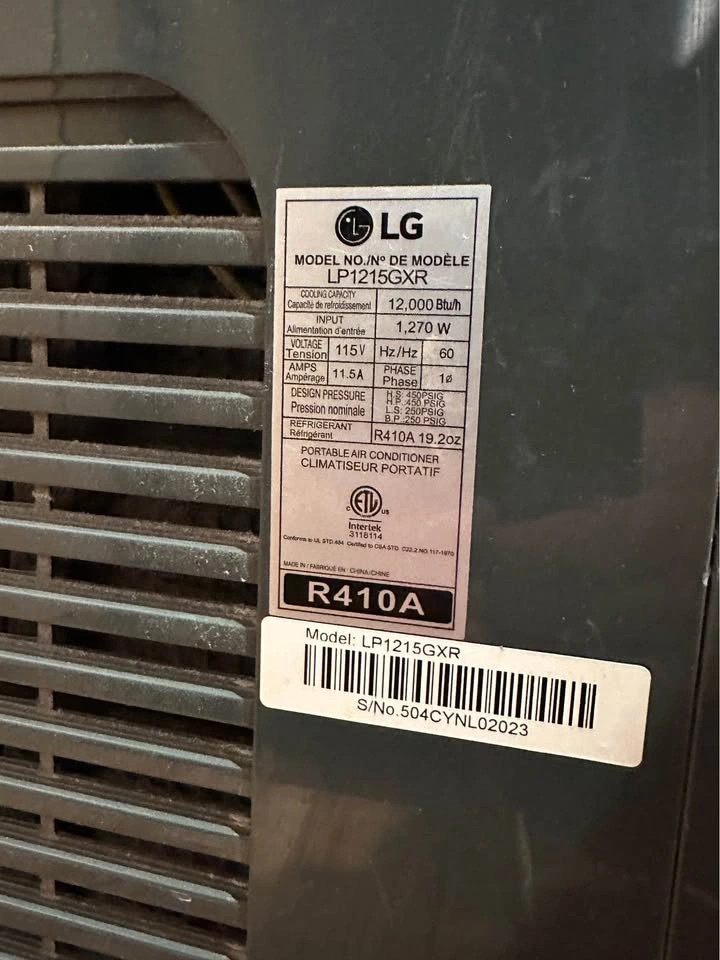 LG Air Conditioner 12000 BTU - photo 2