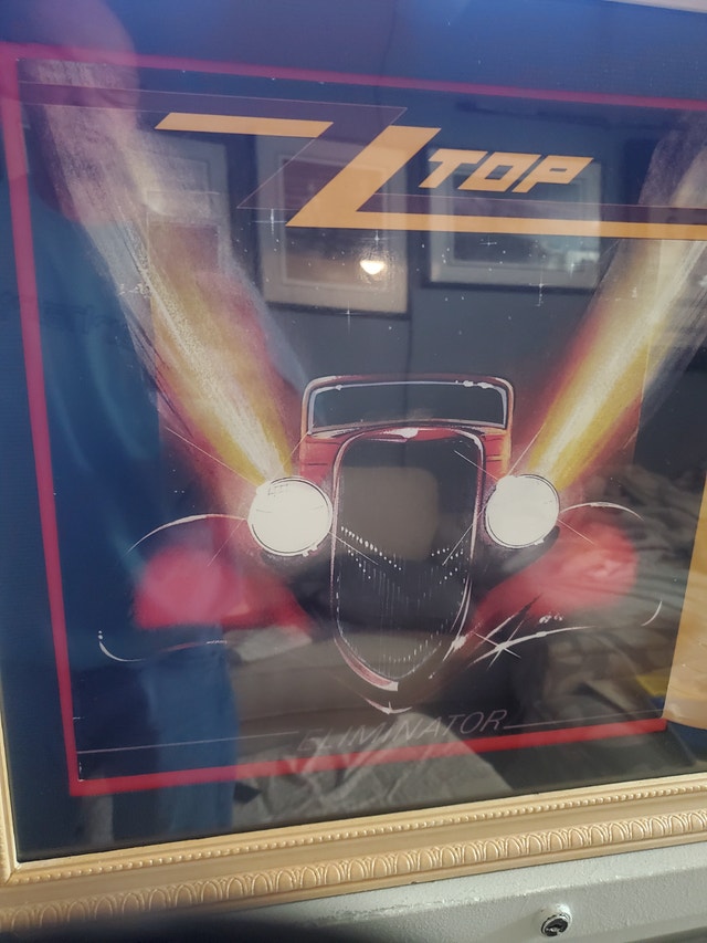 ZZ TOP Framed Gold Album - photo 2