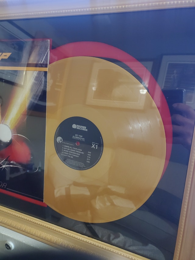 ZZ TOP Framed Gold Album - photo 3