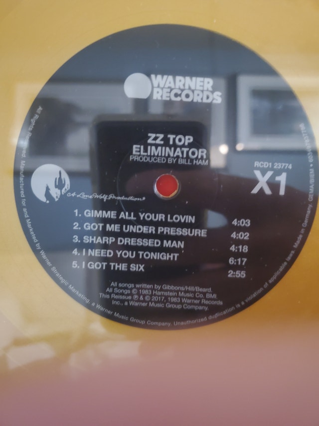 ZZ TOP Framed Gold Album - photo 4