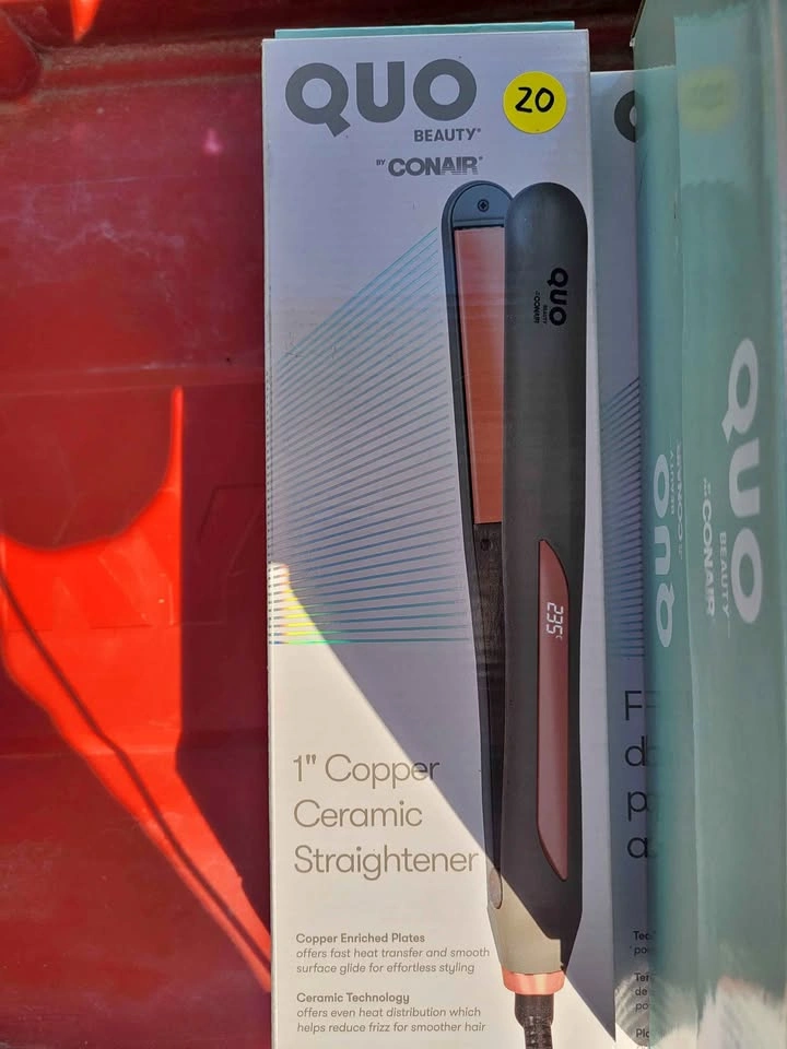 Quo Beauty by Conair 1" Copper Ceramic Straightener