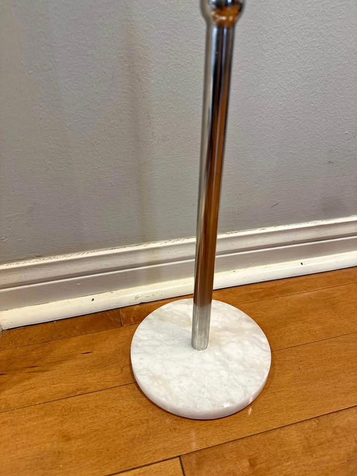 HomeSense Marble and Chrome Paper Towel Holder