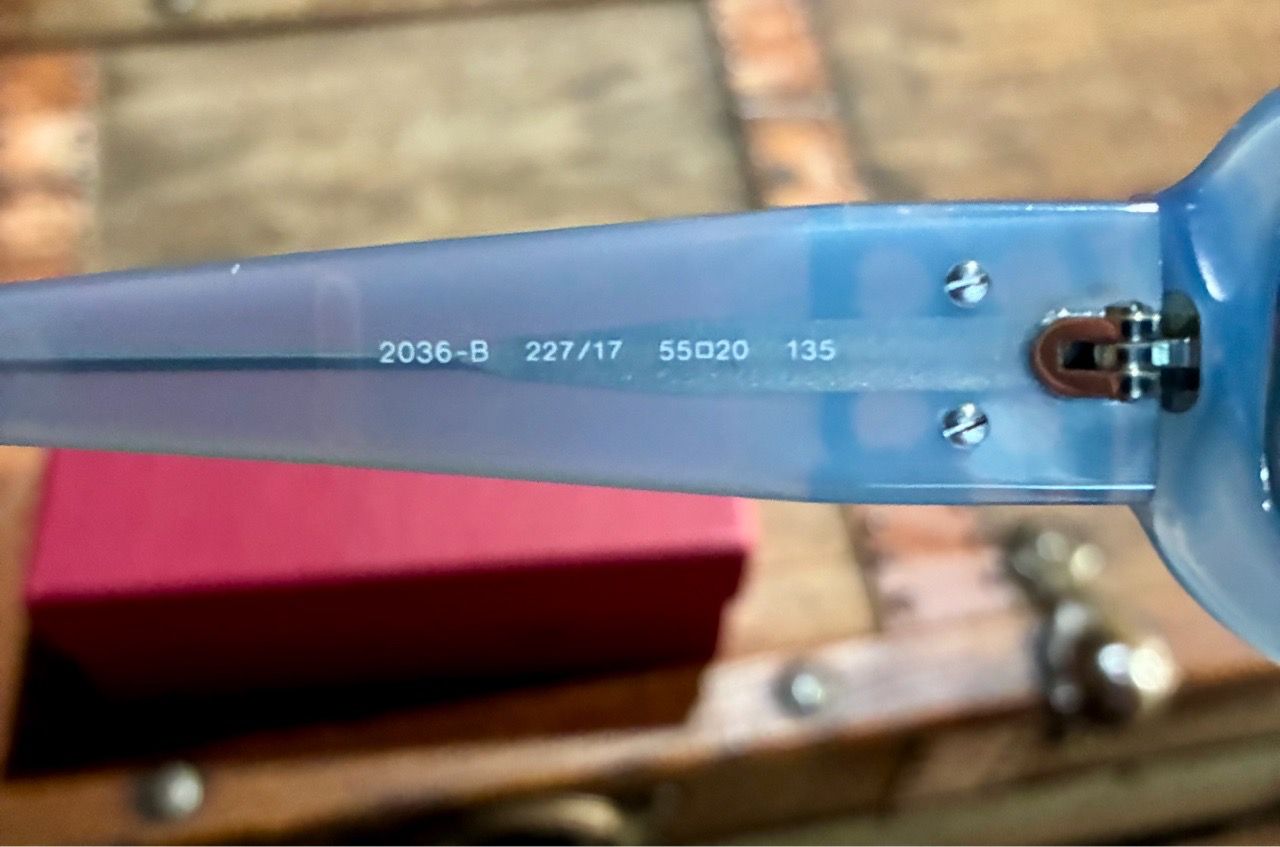 Salvatore Ferragamo Light Blue sunglasses Y2K - photo 5