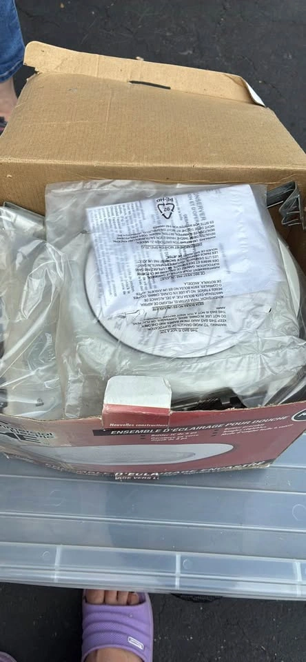 Commercial Electric 6" New Construction Recessed Shower Light Ki - photo 2
