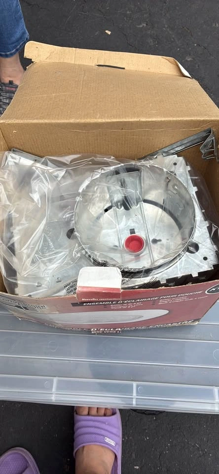 Commercial Electric 6" New Construction Recessed Shower Light Ki - photo 3