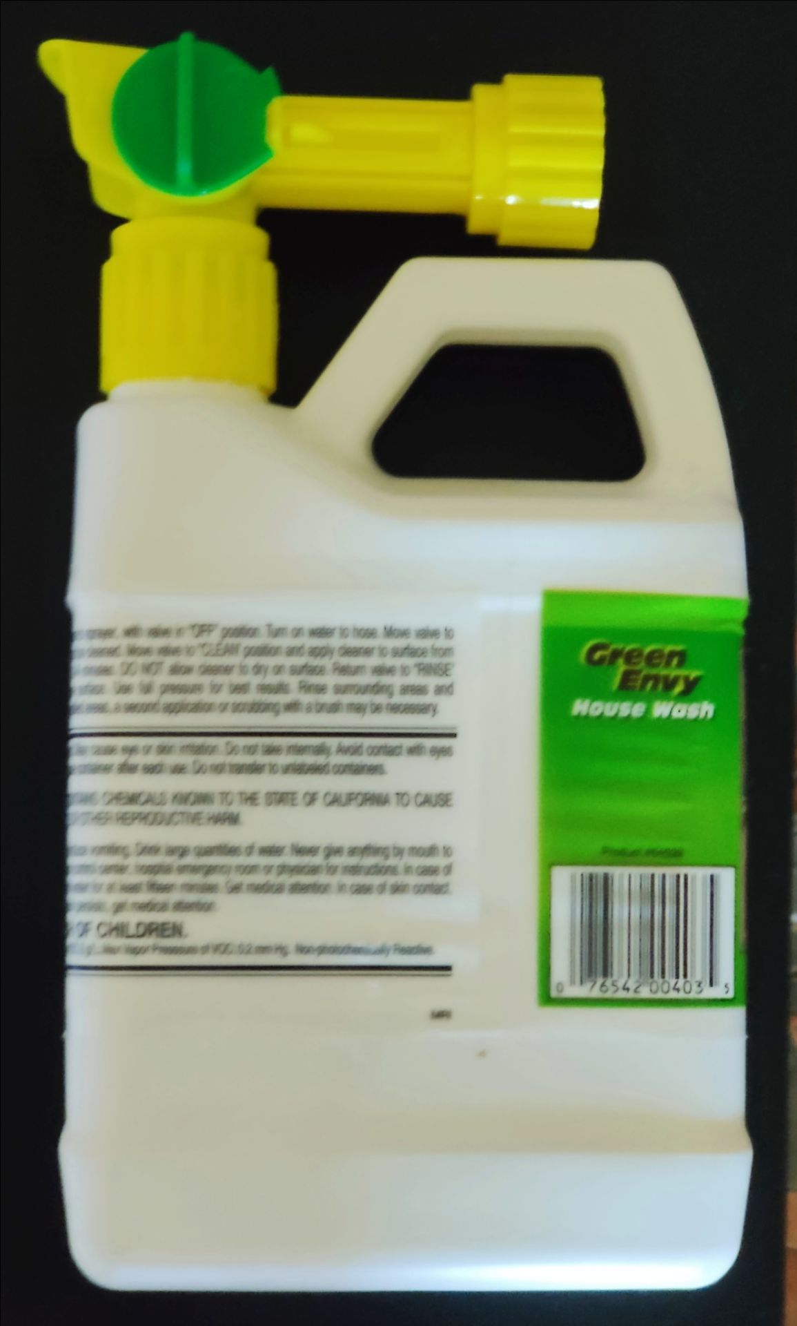 NEW Green Envy House Wash 1 Qt Spray Bottle - photo 2