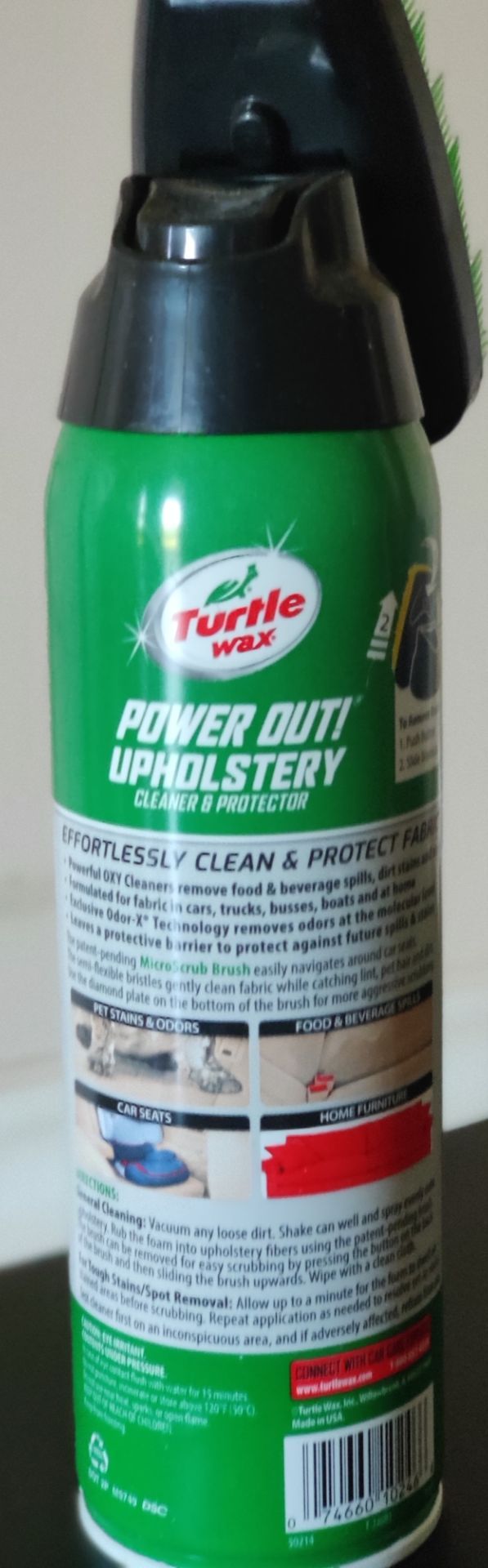 New Turtle Wax Power Out Upholstery Cleaner & Protector - photo 2