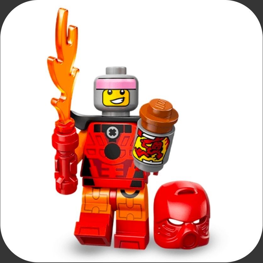 LEGO Series 29 Bionicle Cosplayer and Mystery Ronin Minifigures