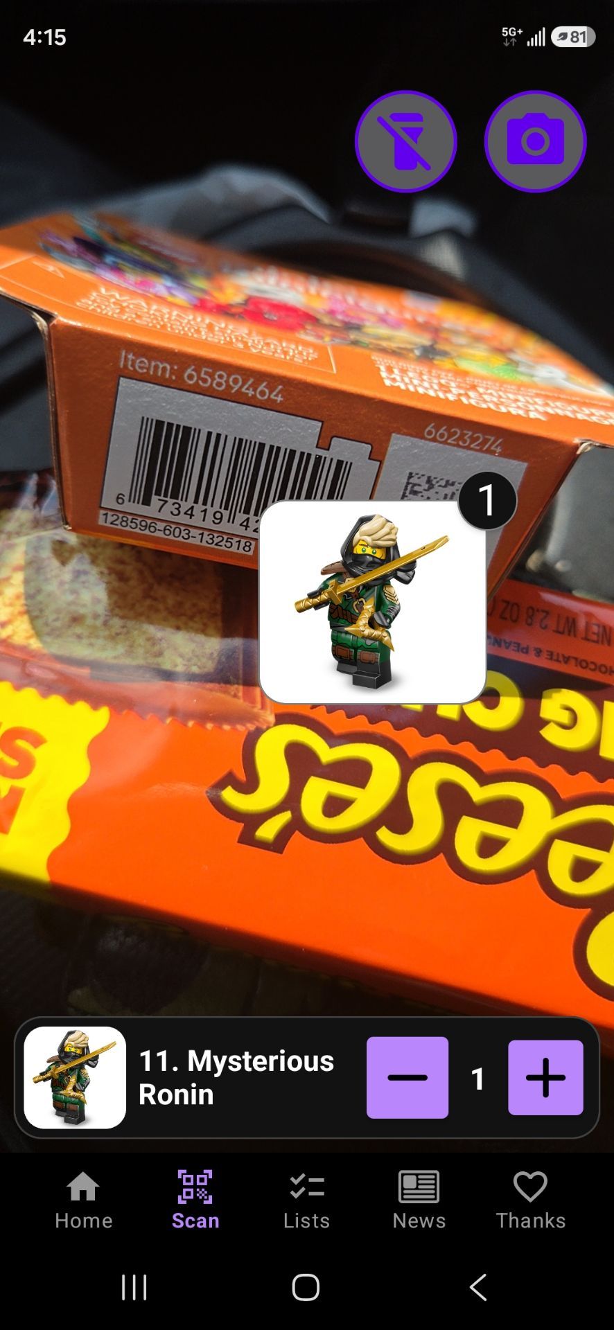 LEGO Series 29 Bionicle Cosplayer and Mystery Ronin Minifigures - photo 3