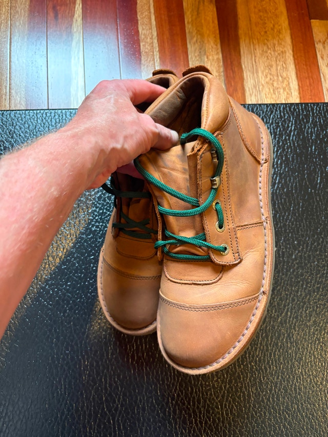 Jim Green Barefoot African Ranger boots. 2 pairs, $50/pair