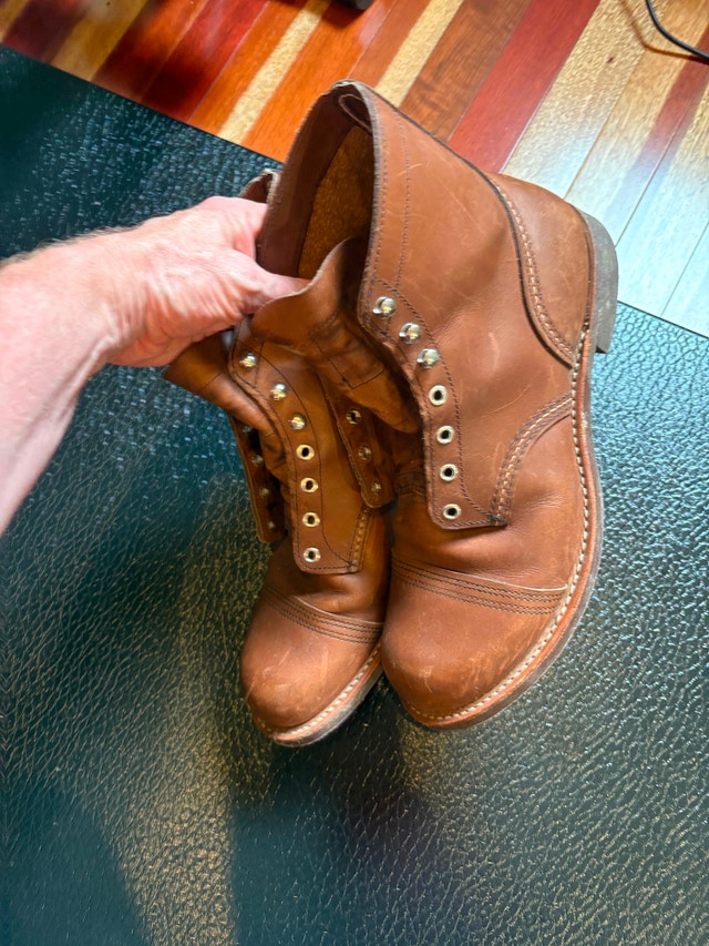 Redwing Iron Rangers in Copper Rough and Tough leather. $50 - photo 2