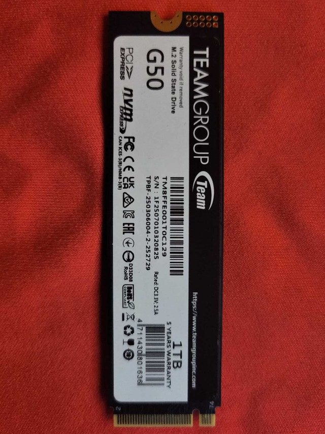 T-Force G50 1 TB SSD - photo 3