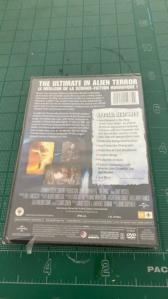 The Thing DVD UNOPENED image indicator(2)