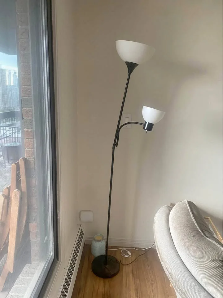 Mother-Daughter Floor Lamp with Reading Light