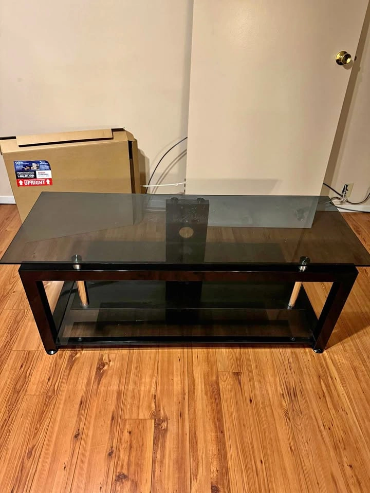 Glass TV Stand