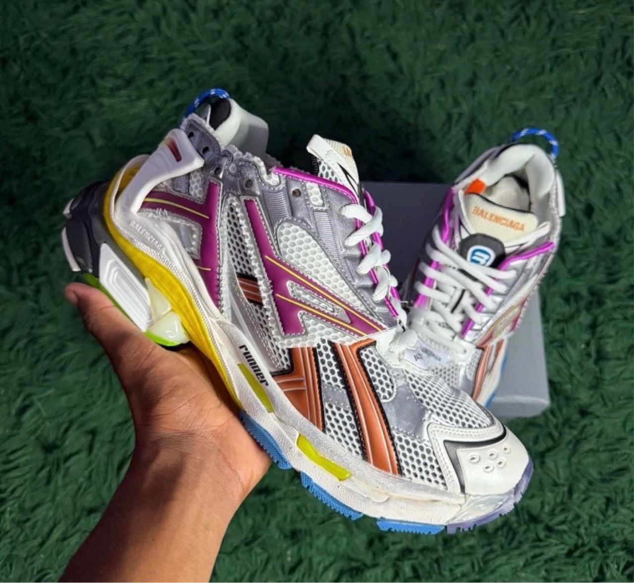 Balenciaga Runner Sneakers Multicolor