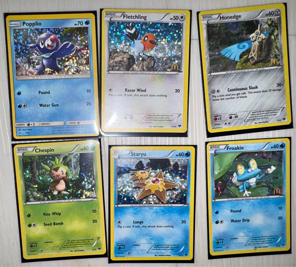 McDonald’s Pokémon cards
